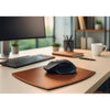 Rustic (Sienna) Brown Leather Mouse Pad
