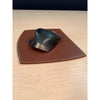 Rustic (Sienna) Brown Leather Mouse Pad