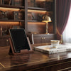 Chocolate Brown Leather Tablet Stand