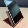 Chocolate Brown Leather Tablet Stand