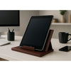 Chocolate Brown Leather Tablet Stand