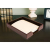 Dark Brown Bonded Leather Letter Tray