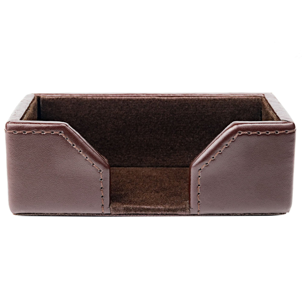 🎁 Dark Brown Bonded Leather Business Card Holder (100% off)