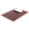 Dark Brown Bonded Leather Mouse Pad