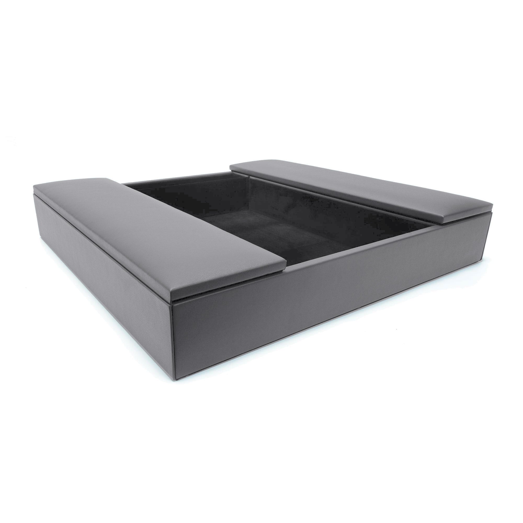 Gray Leatherette Conference Room Organizer
