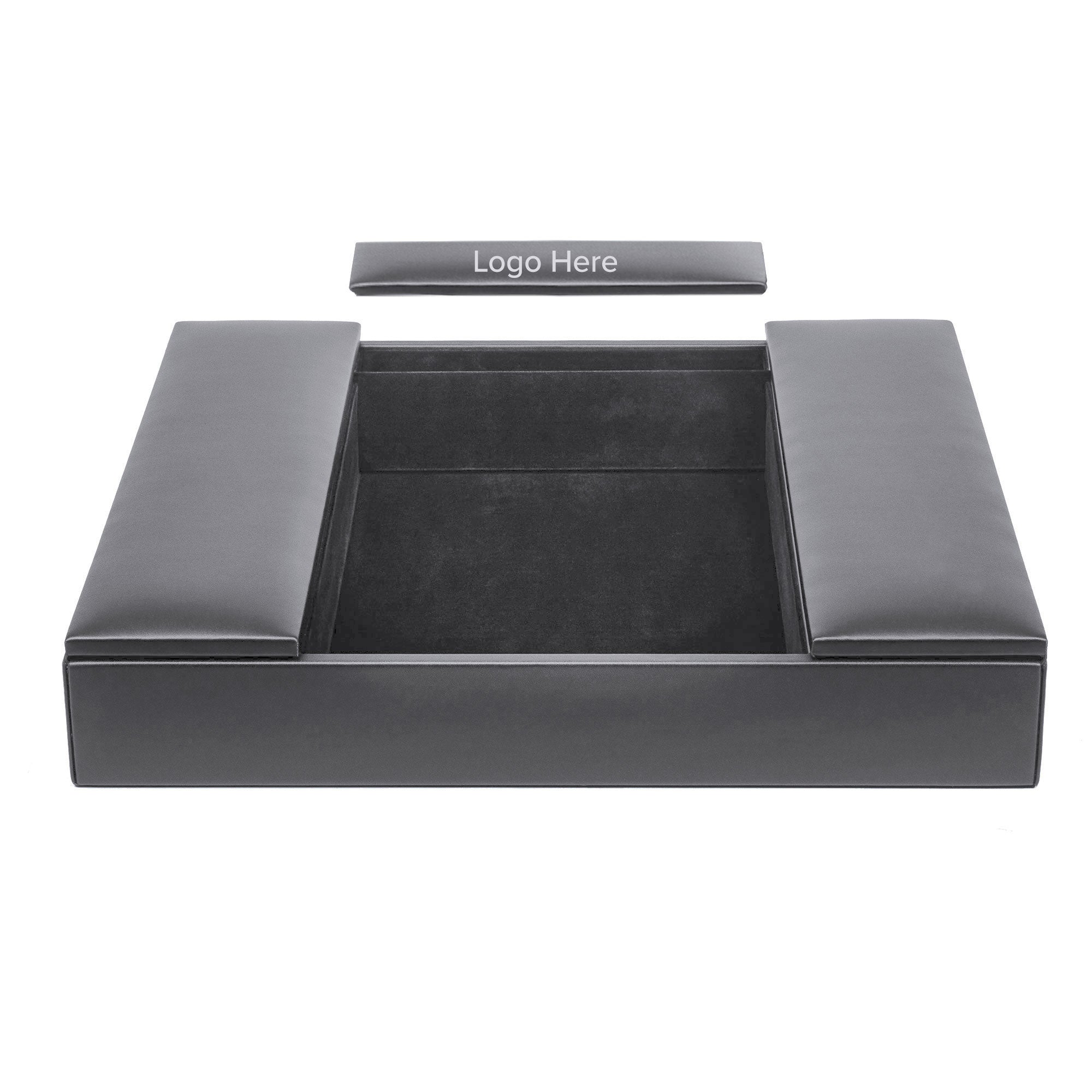 Gray Leatherette Conference Room Organizer