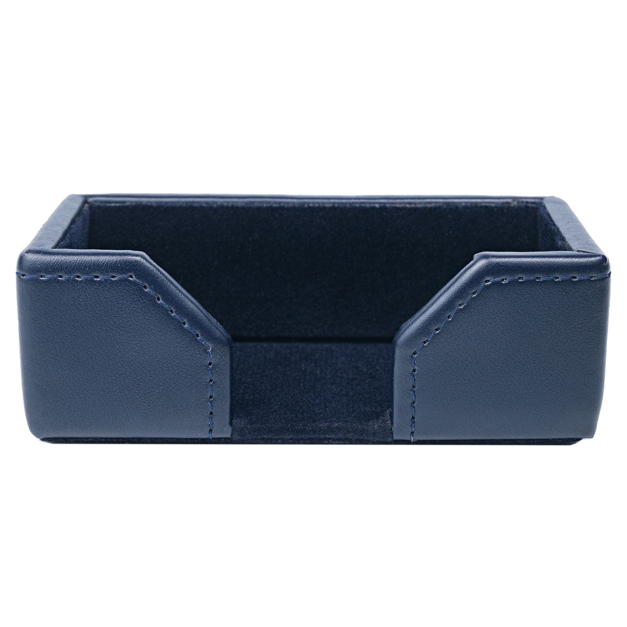 🎁 Navy Blue Bonded Leather Business Card Holder (100% off)