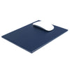 Navy Blue Bonded Leather Mouse Pad