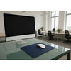 Navy Blue Bonded Leather Mouse Pad