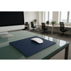 Navy Blue Bonded Leather Mouse Pad