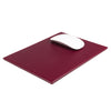 Burgundy Bonded Leather Mouse Pad