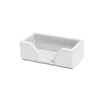 White Bonded Leather Business Card Holder
