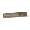 Protacini Breeze Beige Italian Crocodile Leather Library Set - Silver