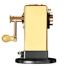 El Casco 23 Kt Gold And Black Pencil Sharpener With Base /side Load