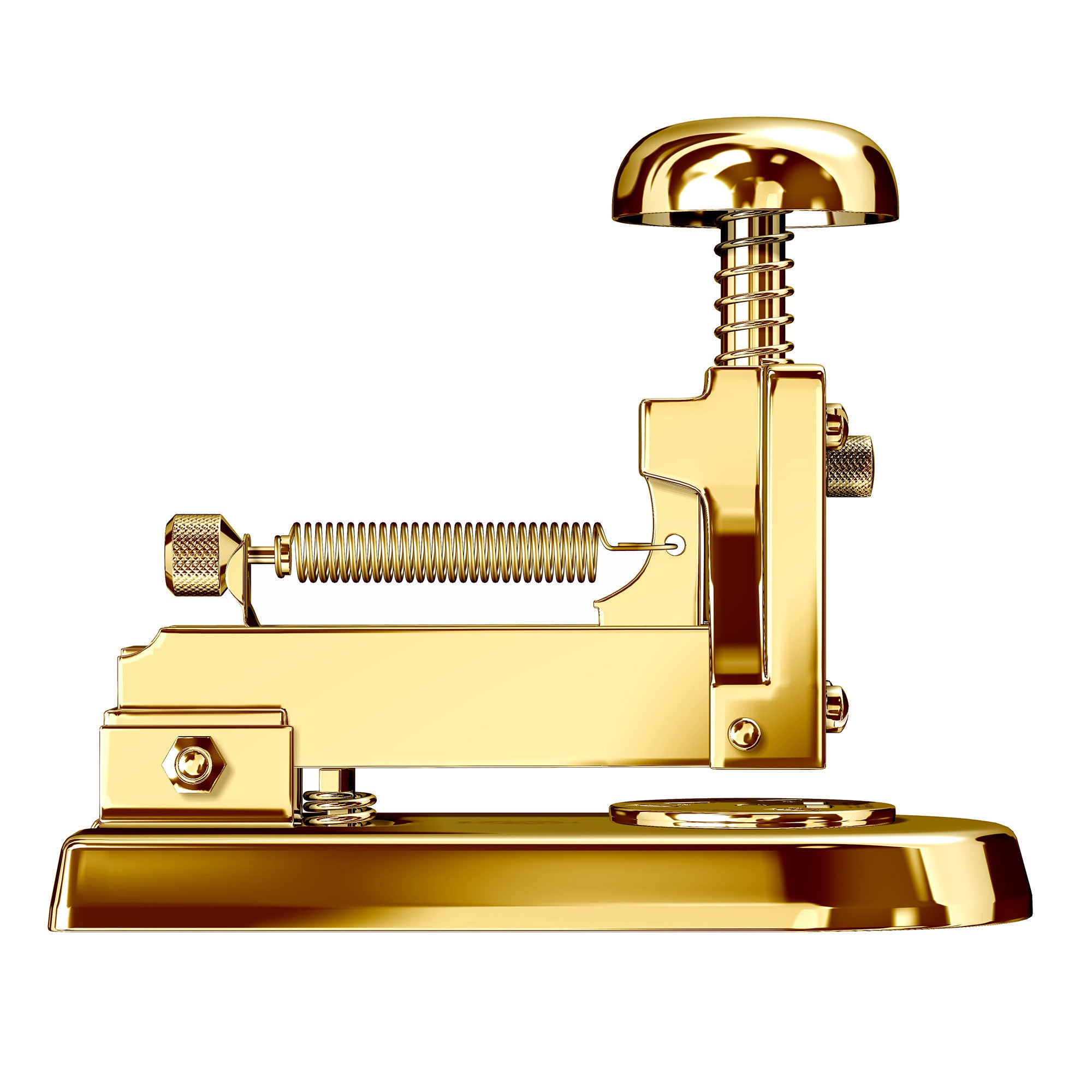 El Casco 23 Kt Gold Plated Small Stapler