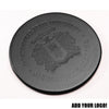 10 Seat Black Leatherette Conference Room Set w/ Round Coasters and Drawer Holder