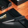 Black Bonded Leather Desk Set, 8pc
