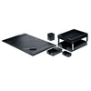 Black Bonded Leather Desk Set, 8pc