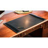 Black Bonded Leather Desk Set, 8pc