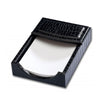 Black Crocodile Embossed Leather Desk Set, 8pc