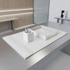 White Crocodile Embossed Leather 3-Piece Desk Set