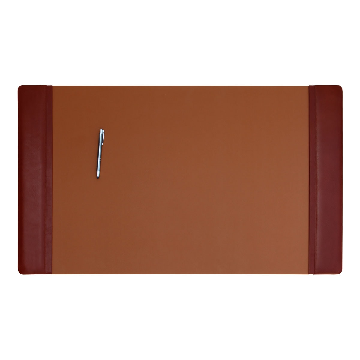 Mocha Leather Desk Set, 3pc
