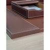 Rustic (Sienna) Brown Leather Desk Set, 8pc