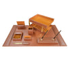 Rustic (Sienna) Brown Leather Desk Set, 10pc