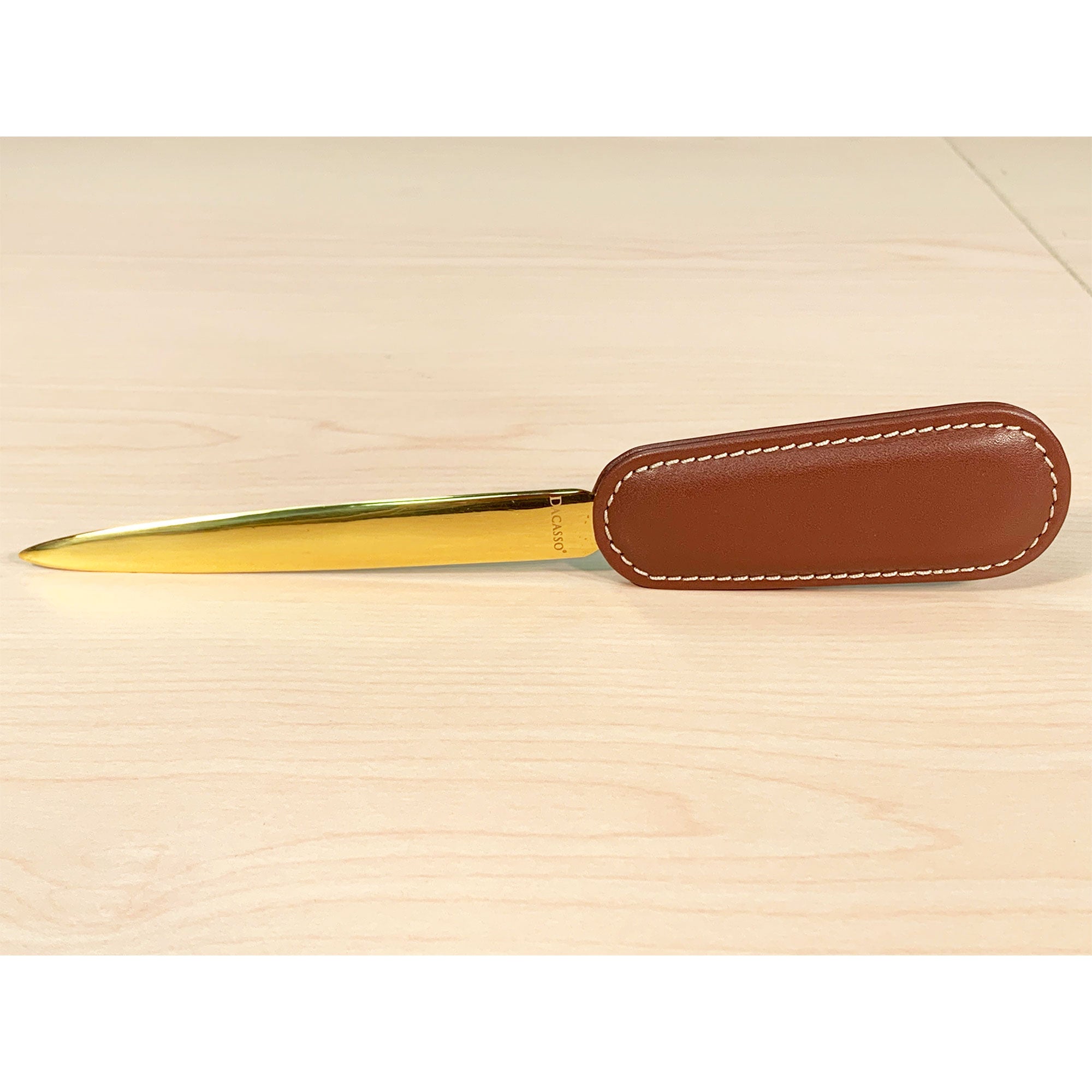 Rustic (Sienna) Brown Leather Desk Set, 10pc