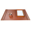Rustic (Sienna) Brown Leather Desk Set, 3pc