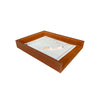 Rustic (Sienna) Brown Leather Desk Set, 3pc