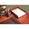 Chocolate Brown Leather 5pc Desk Set