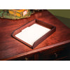 Chocolate Brown Leather 5pc Desk Set