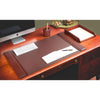 Chocolate Brown Leather Desk Set, 3pc