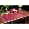 Burgundy Bonded Leather Desk Set, 3pc