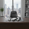 Gray Bonded Leather 5-Piece Desk Set