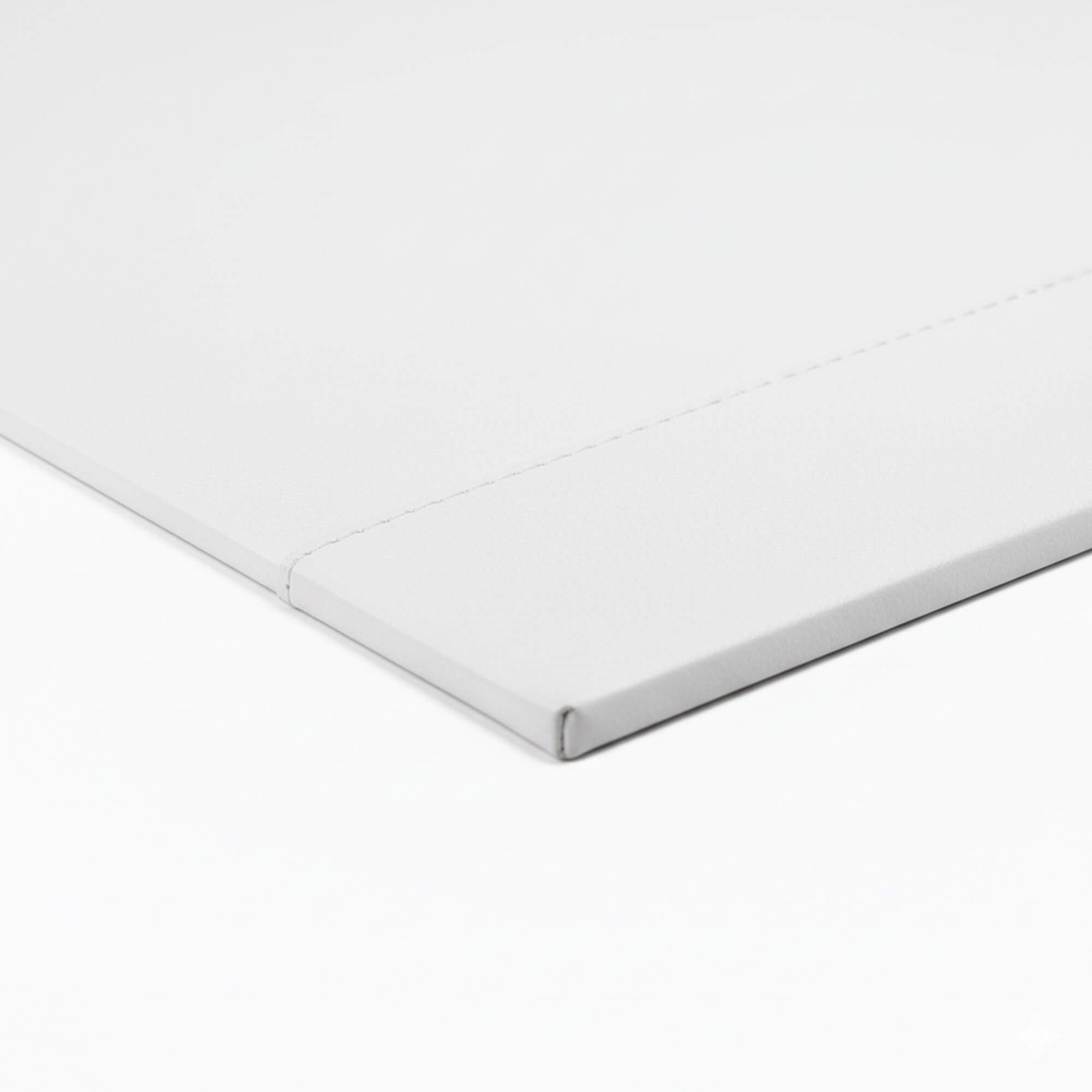 White Bonded Leather 5-Piece Desk Set