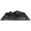 Protacini Black Italian Crocodile Leather 7pc Desk Set