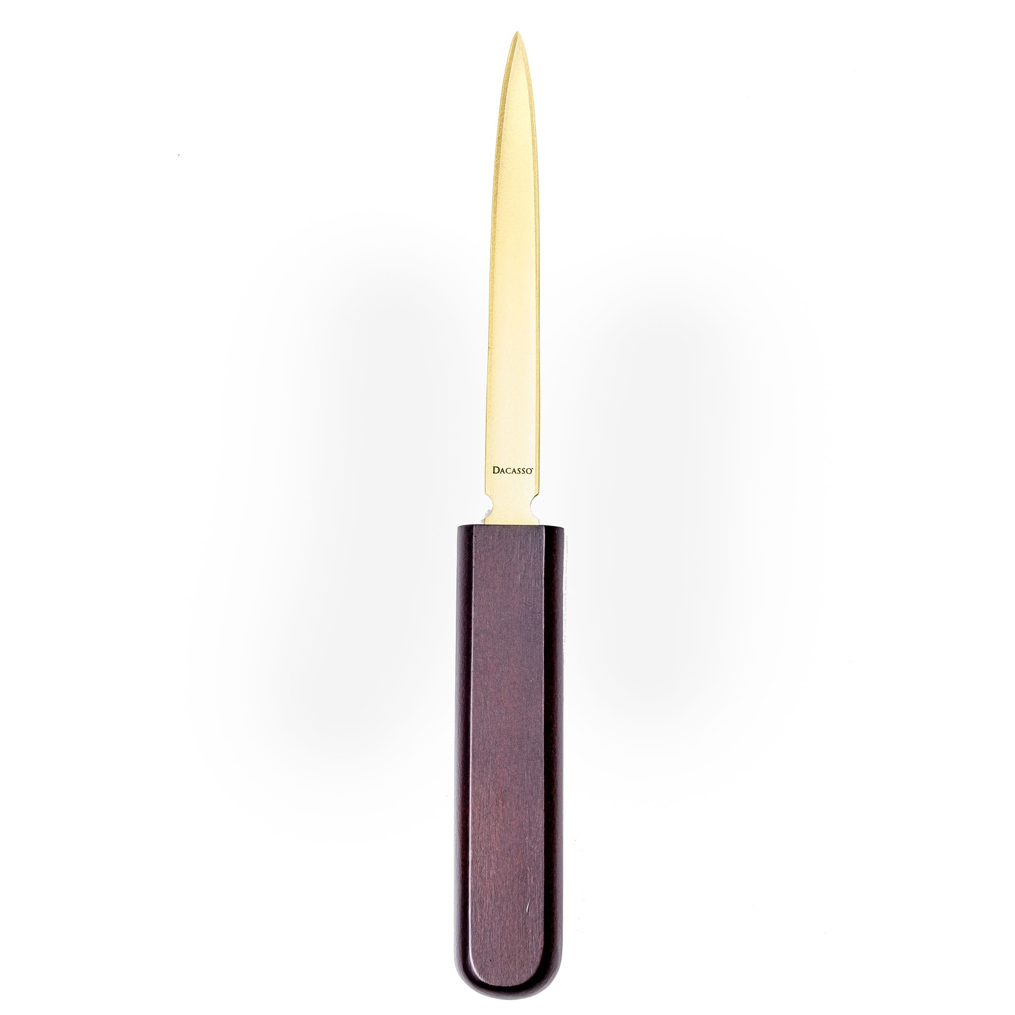 Walnut & Black Leather Desk Set, 7pc