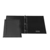 Black Top-Grain Leather 1 Ring Binder