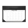 Black Leather Wall Calendar w/ Insert