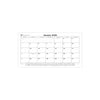 Black Leather Wall Calendar w/ Insert