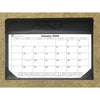 Black Leather Wall Calendar w/ Insert