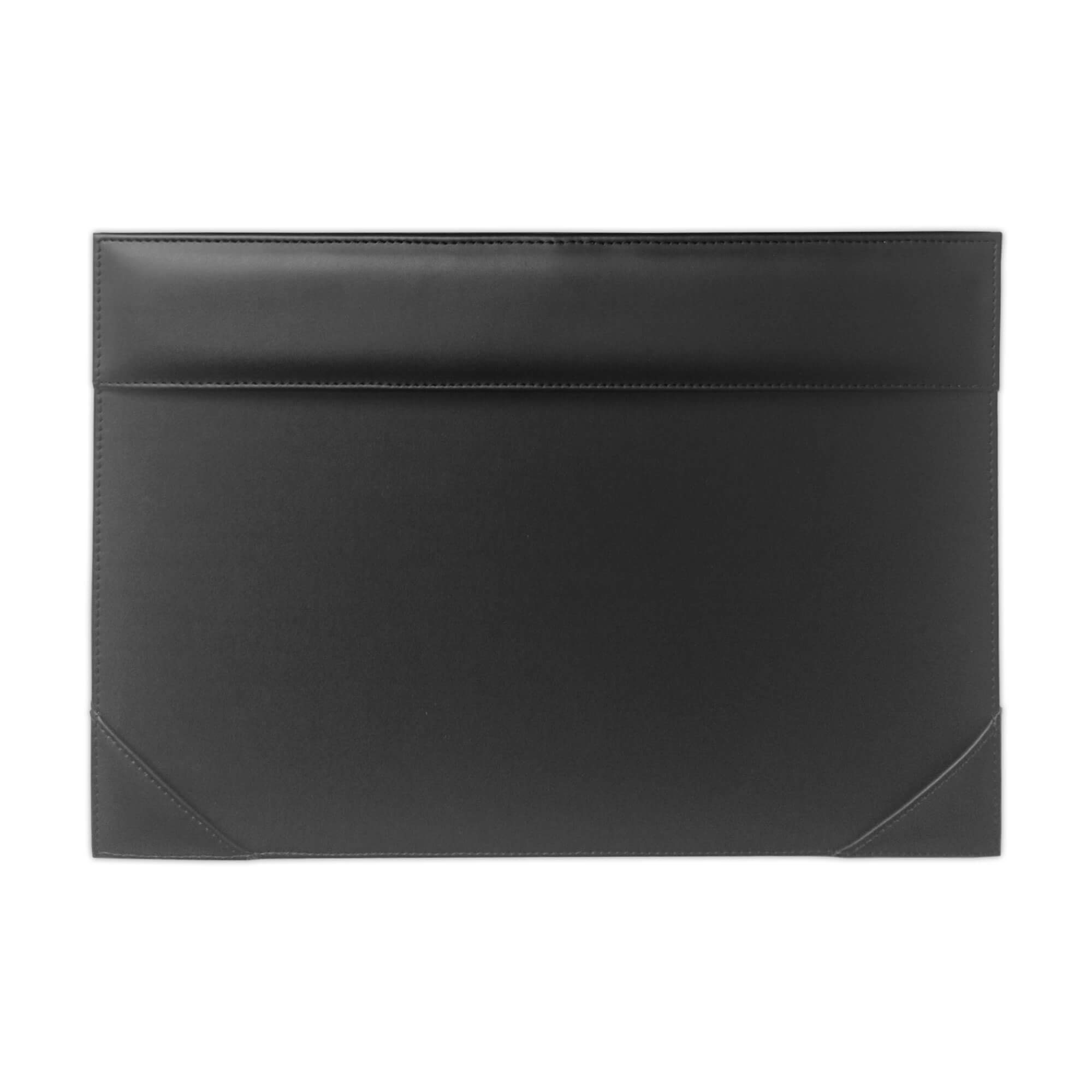 Black Leather Double Wall Calendar w/ Insert
