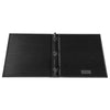 Black Leatherette 1 Ring Binder