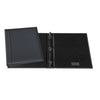 Black Leatherette 1 Ring Binder