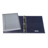 Gray Leatherette 1 Ring Binder