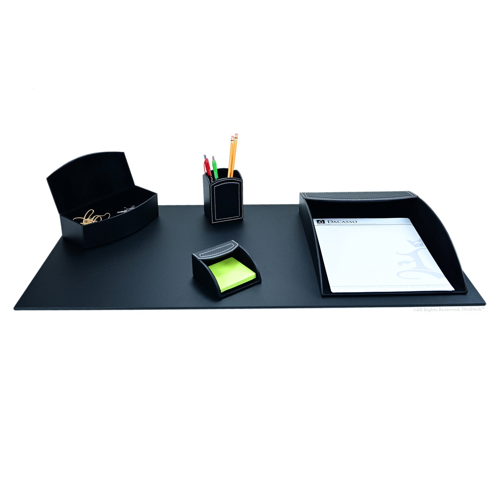 🎁 Home/Office 5pc Desk Accessory Set - Black (100% off)