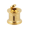 El Casco 23k Gold Plated Inkwell