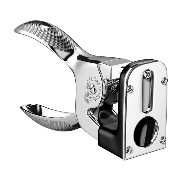 El Casco Chrome and Black Cigar Cutter